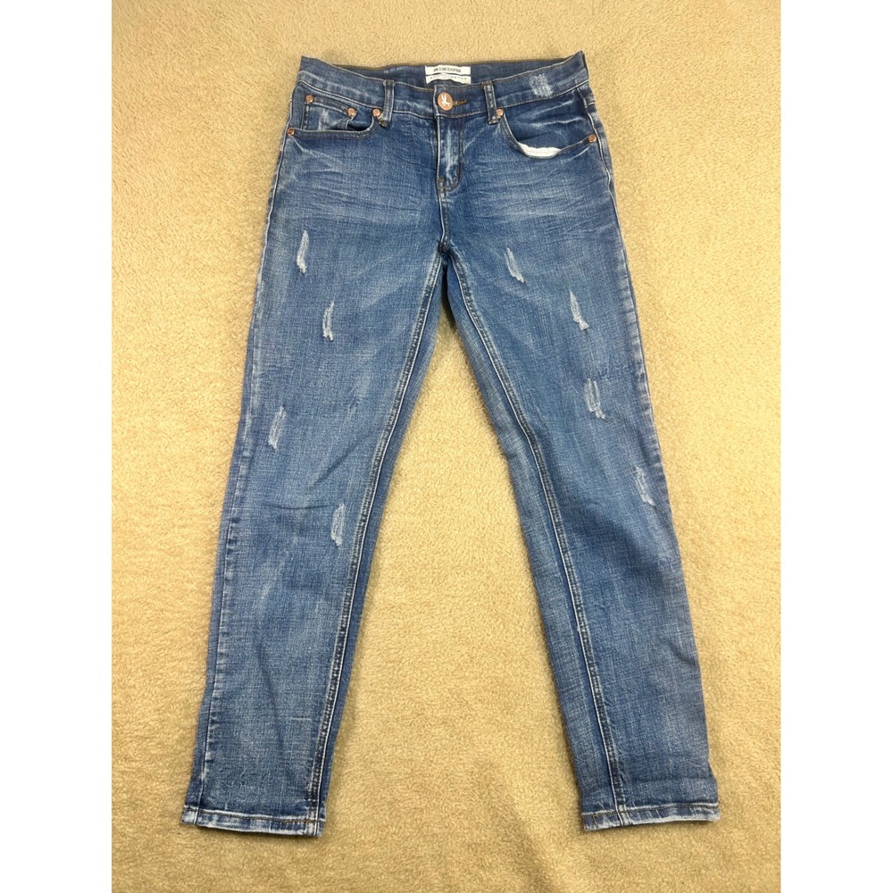 ONE x ONETEASPOON Awesome Baggies Distressed Denim Jeans Women's Size 25‎
